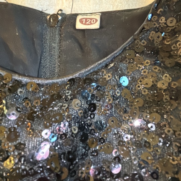 New pageant sleeveless top zipper up back sequins on front top - Picture 7 of 15